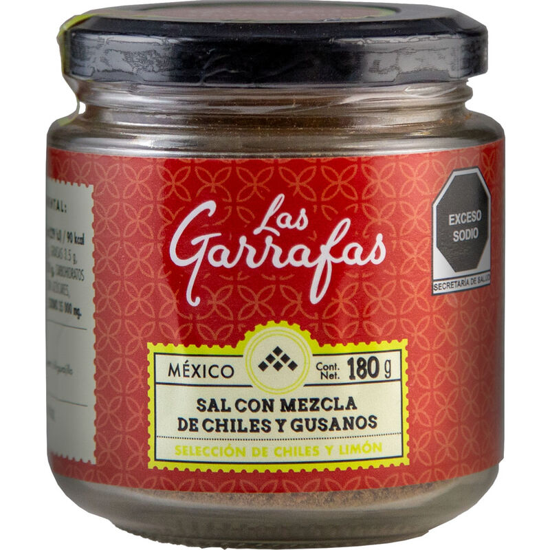 Sal de Gusano Chile/Lim Garrafas Fr 180 grs image number null