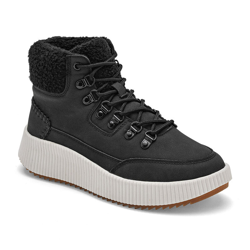 Been Class Bota con peluche para mujer negro, i... image number null