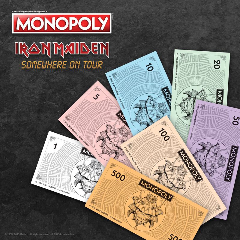 Juego De Mesa Usaopoly Monopoly Iron Maiden Con... image number null