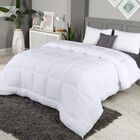 Ropa De Cama Edredon Utopia Para Todas Las Estaciones, Plum&oacute;n Alt Queen, Color Blanco