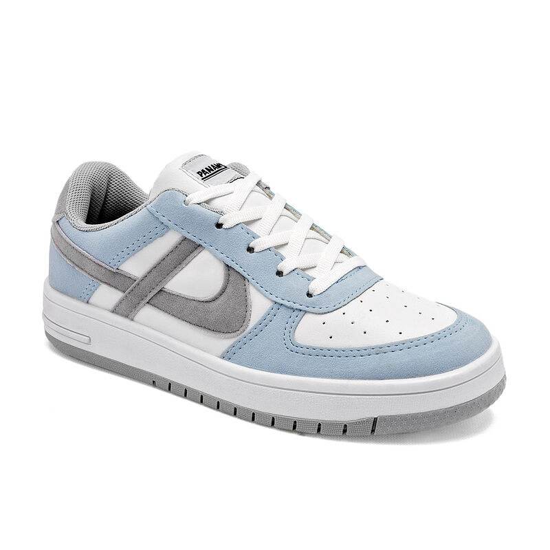 Panam Tenis urbano para joven blanco azul gris image number null