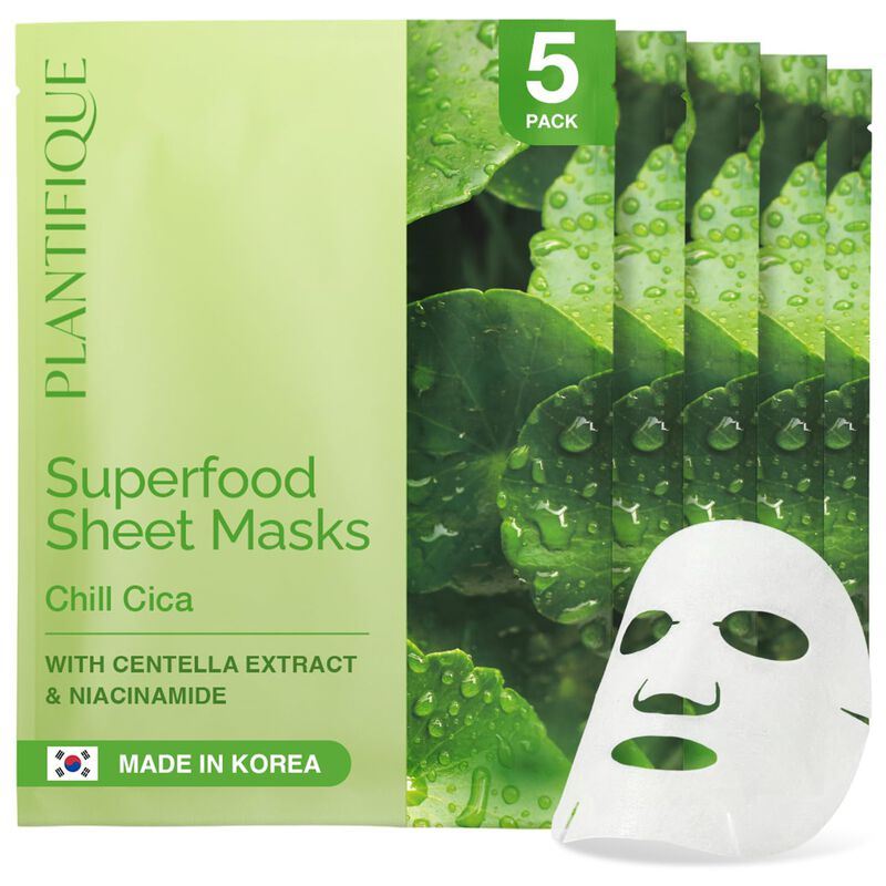Mascarillas de Hoja Plantifique Calmante y Suav... image number null