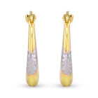Arracadas Oro Florentino 10k Diamantadas 11 Mm | Bizzarro