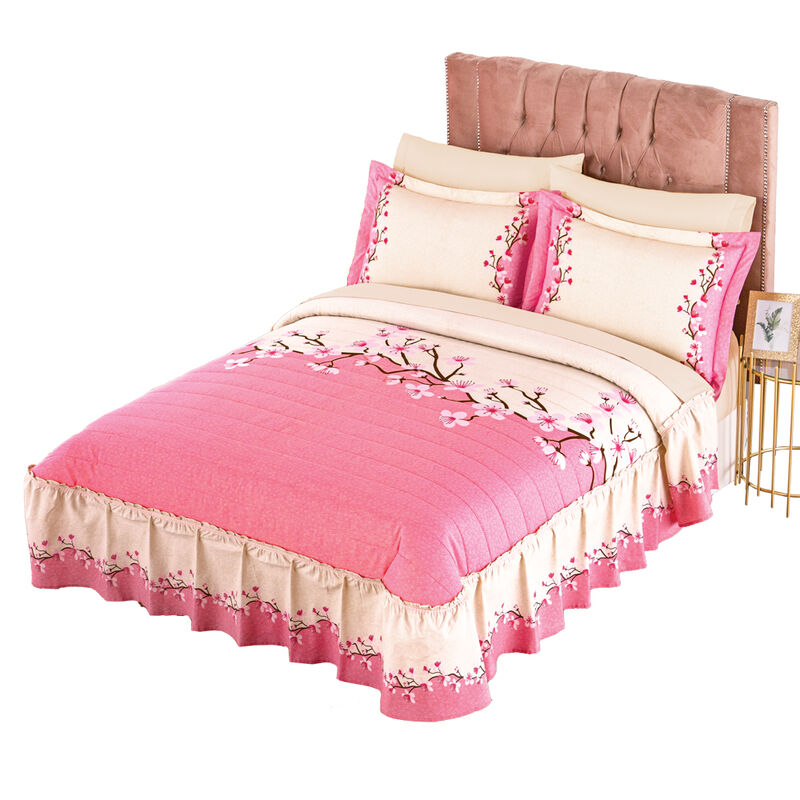 COLCHA C/F FLOR DE CEREZO KS image number null