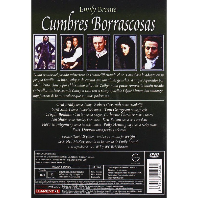 Cumbres Borrascosas [dvd] (1998) Wuthering Heig... image number null