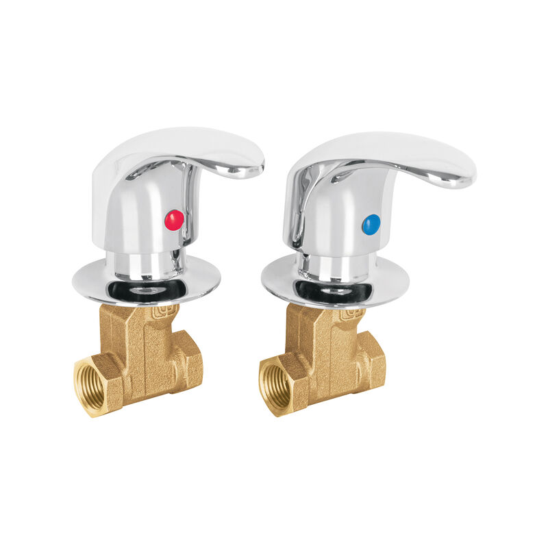 Juego 2 Llaves de Empotrar Roscables Tipo Palan... image number null