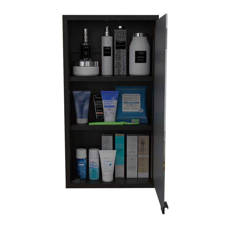 Gabinete de Baño Merlo color Wengue Con Espejo ... image number null