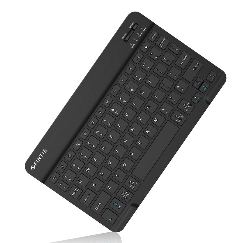 Teclado Inal&aacute;mbrico Bluetooth Fintie Para Ipad ... image number null