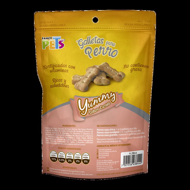 Fancy Pets Yummy Galletas Sabor Carne Para Perr... image number null