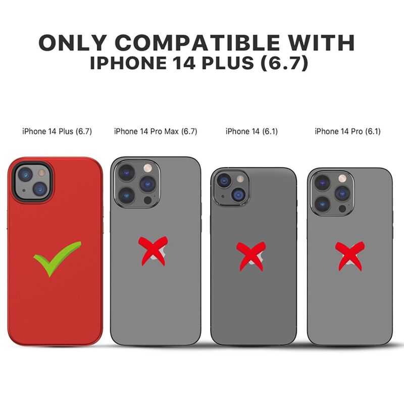 Funda Mybat Fuse Mag Para Iphone 14 Plus - Roja image number null