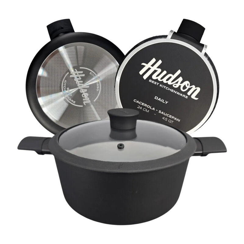 Olla Cacerola Cocina HUDSON 24 cm Aluminio Anti... image number null