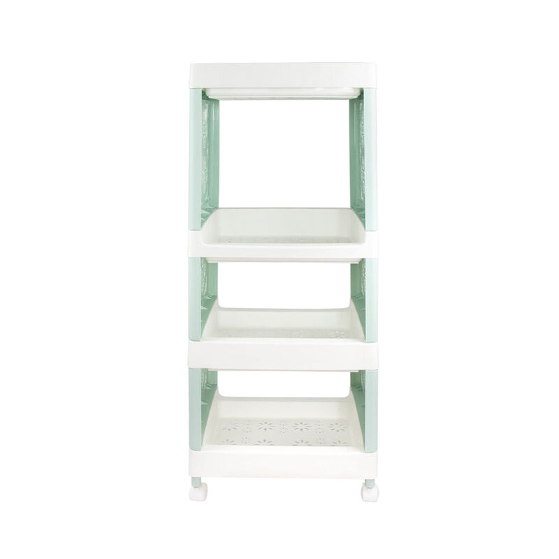 Carrito Organizador de Pl&aacute;stico con 4 Estantes ... image number null