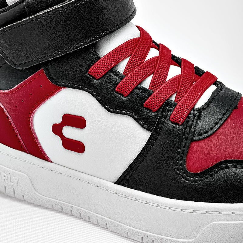 Charly tenis para ni&ntilde;o  rojo negro blanco cod 1... image number null