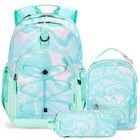 Mochila Choco Mocha 46 cm Turquesa &ndash; Set De 3 Piezas