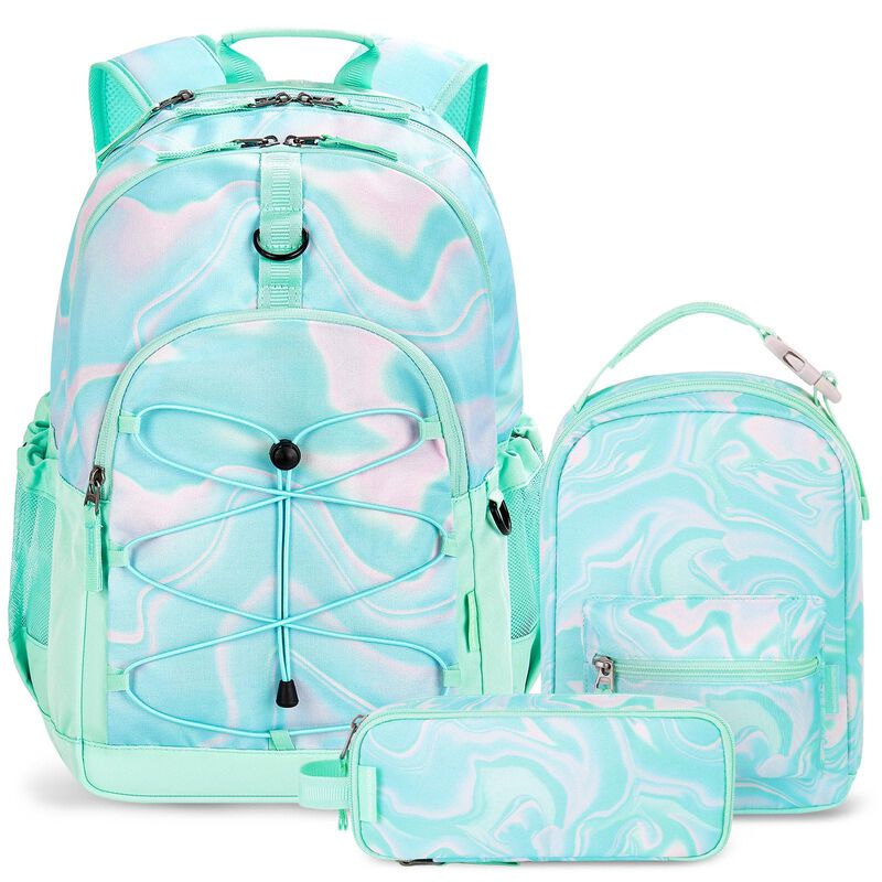 Mochila Choco Mocha 46 cm Turquesa &ndash; Set De 3 P... image number null