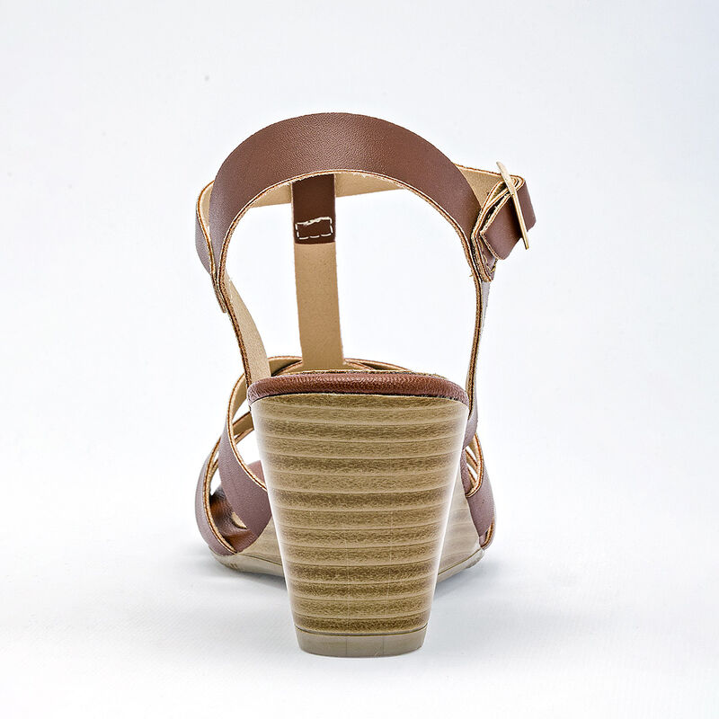 Paulie sandalia cu&ntilde;a para mujer camel cod 14076... image number null