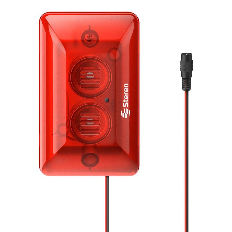 Alarma sonora Wi-Fi con luz estroboscópica roja image number null