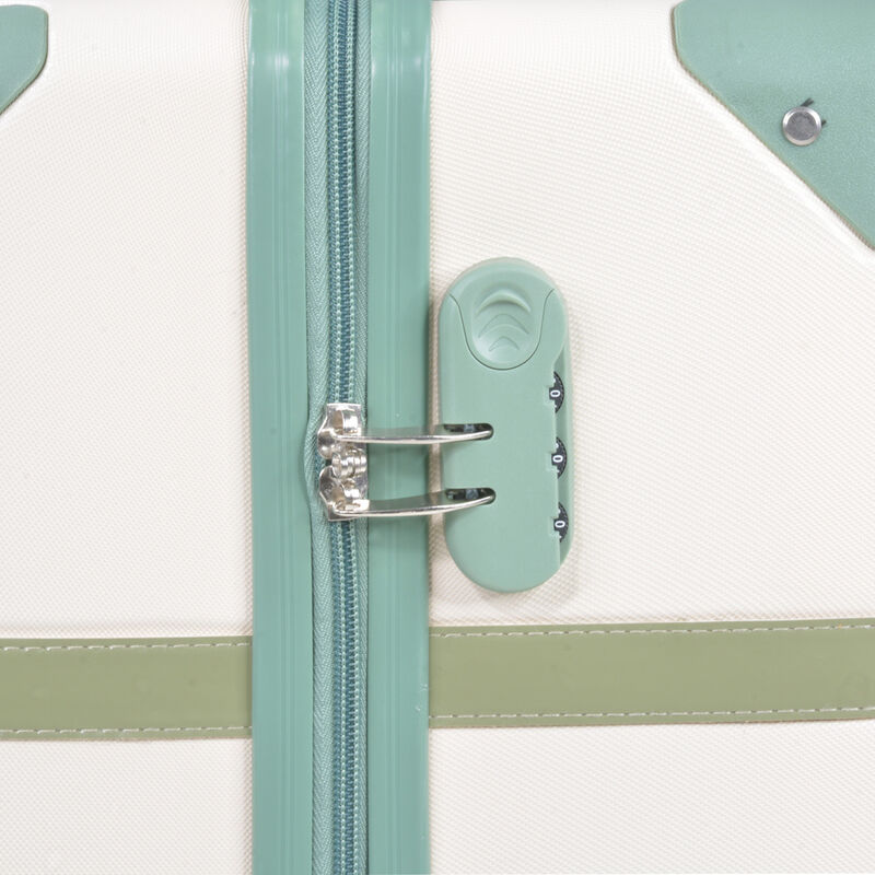 Set 4 Maletas Vintage Beige Retro Tipo Baul image number null