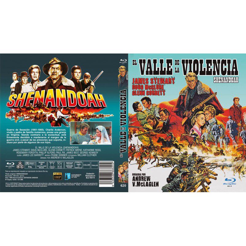 El Valle De La Violencia 1965 Shenandoah  (blu-... image number null