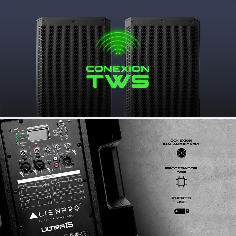 Bocina Activa Ultra15 Alienpro 700W Woofer 15&rdquo; ... image number null