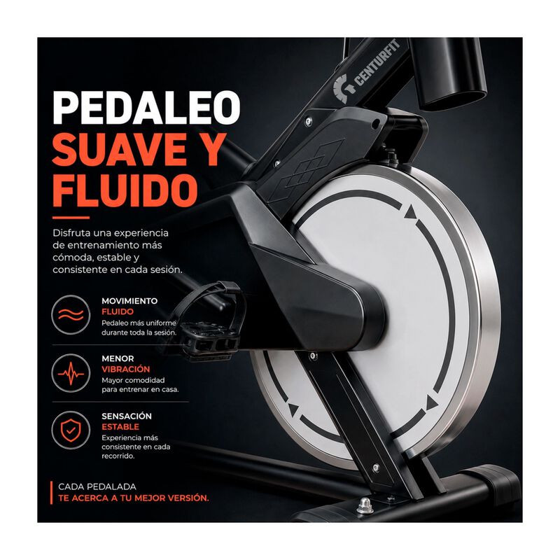 Bicicleta Spinning 15kg Gym Fija Centurfit Hoga... image number null
