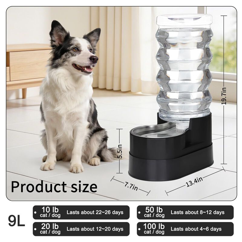 Bebedero Elevado Para Perros Rizzari 9 l &ndash; Gran... image number null