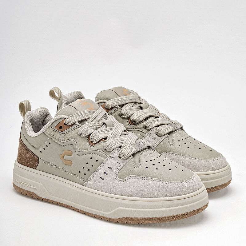 Charly Tenis urbano para mujer beige image number null