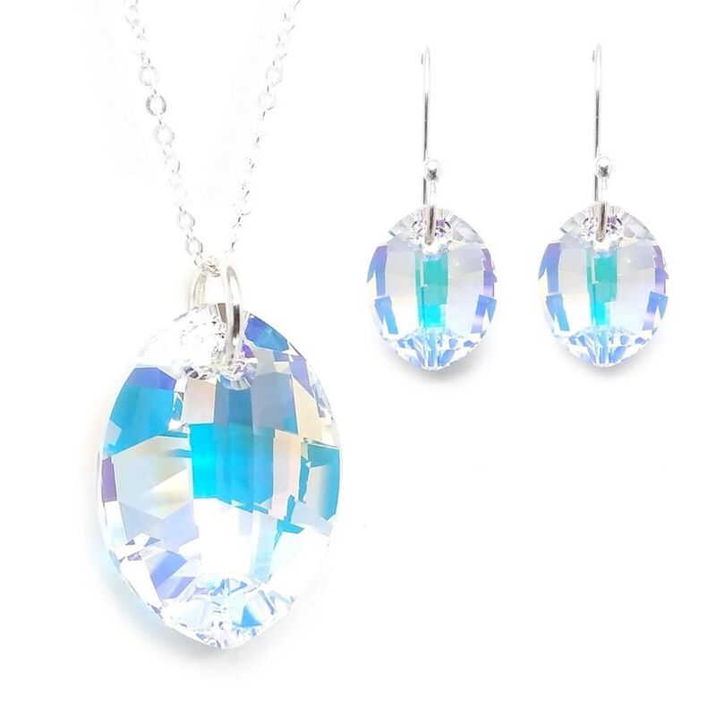 Set Collar y Aretes Pear Shaped Zvezda 0.925 Mu... image number null