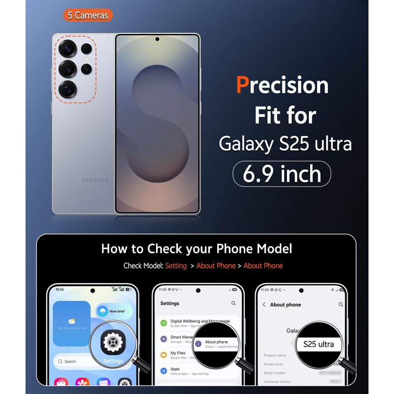 Funda FNTCASE para Samsung Galaxy S25 Ultra Mag... image number null