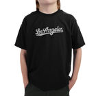 Camiseta Word Art Para Ni&ntilde;o - Barrios de Los &Aacute;ngeles - Negro
