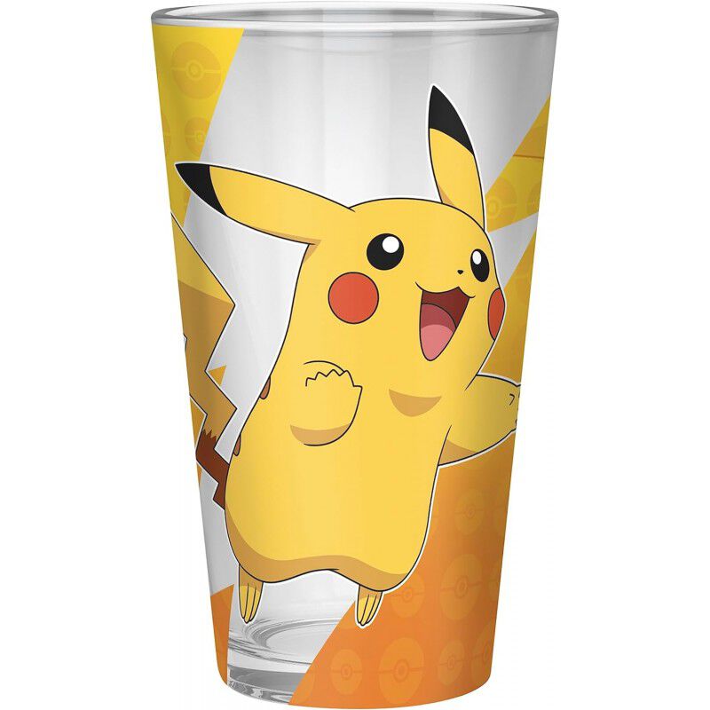 Vaso Pok&eacute;mon Pikachu Foil de cristal 400 ml image number null