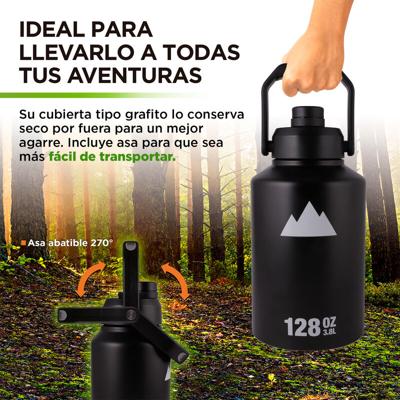 Termo 3.78 L de Acero Inoxidable Hikeo image number null