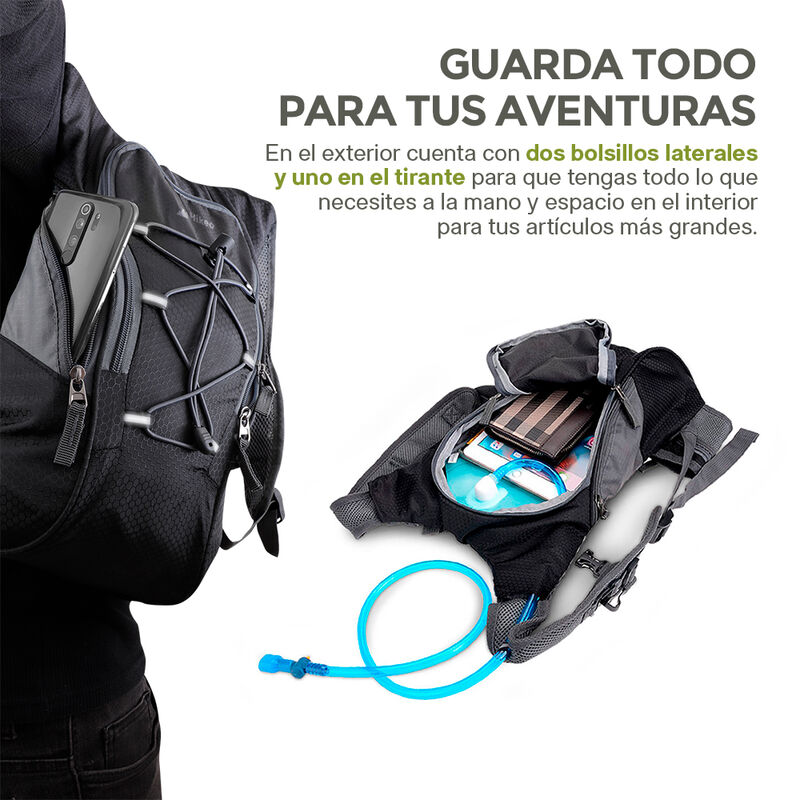 Mochila de hidratación Deportiva 2 Litros Imper... image number null