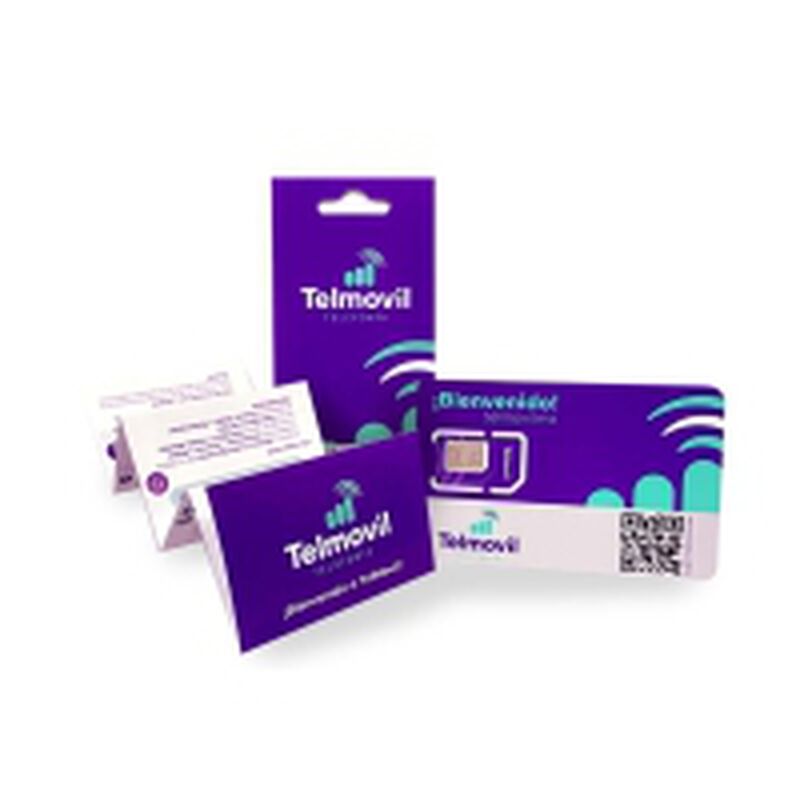 Chip Telmovil Paquete $50 - 7 D&iacute;as (Plus) image number null