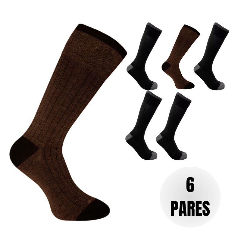 Fruit of the Loom 6 Pares de Calcetines para Ho... image number null