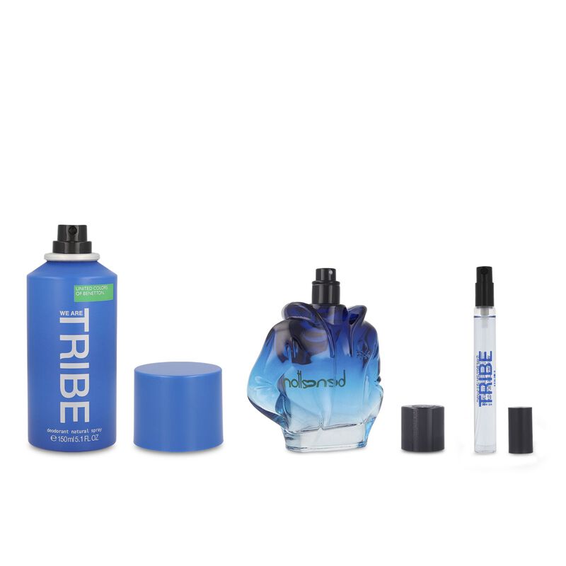 Set Benetton We Are Tribe 3pzs, fragancia 90ml ... image number null