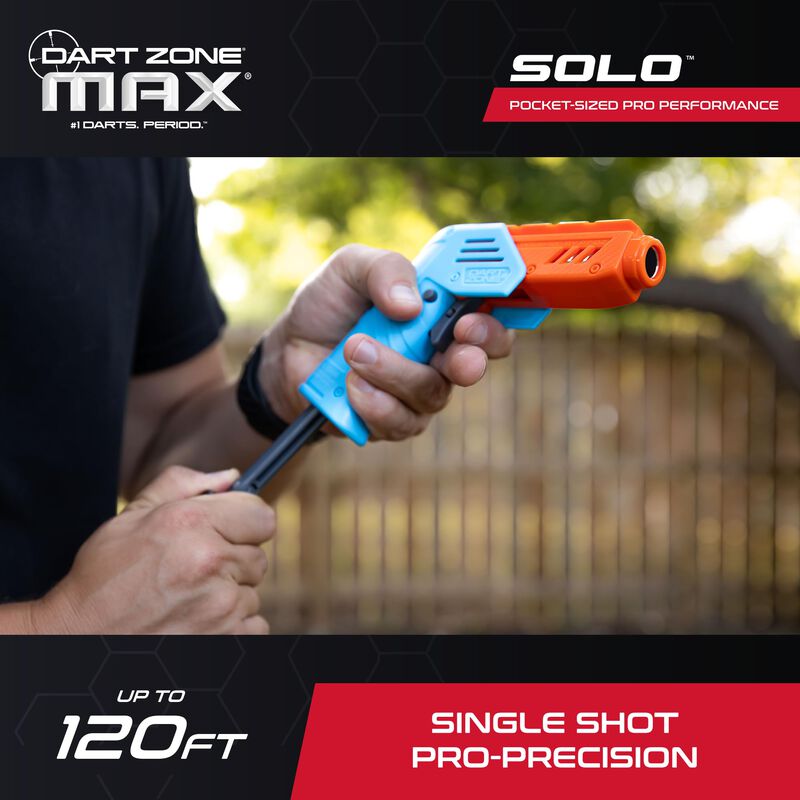 Pistola Foam Dart Blaster Dart Zone Max Solo Pr... image number null