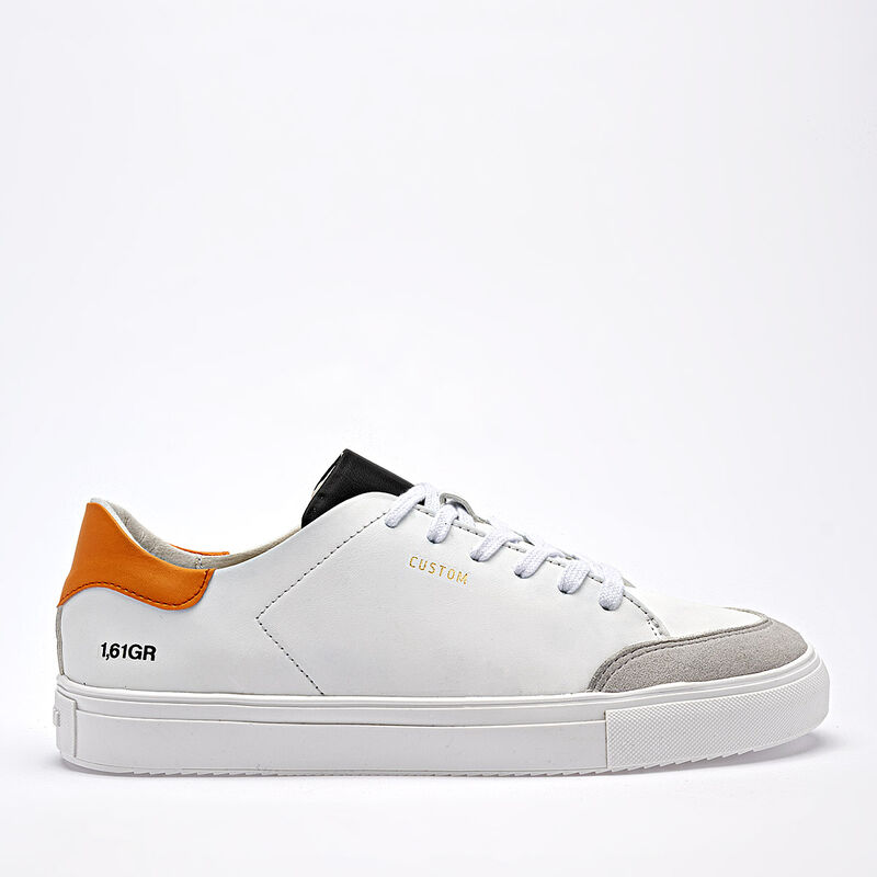 Negro Total tenis para hombre blanco gris naran... image number null