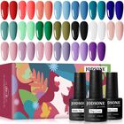 Set De Esmaltes De U&ntilde;as En Gel Jodsone 23 Unidades Con Base Y Capa Superior De 5 Ml