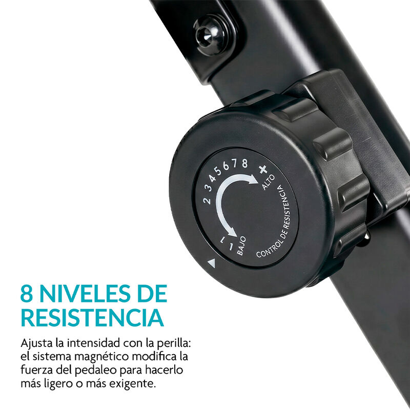 Bicicleta Est&aacute;tica Con Respaldo 8 Niveles Resis... image number null