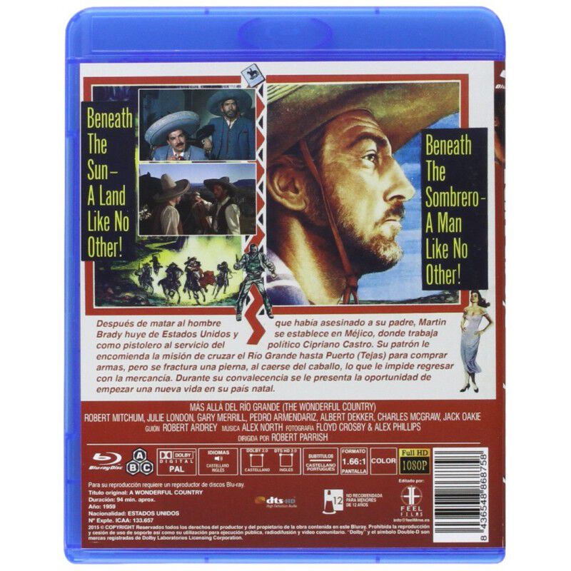M&aacute;s All&aacute; Del R&iacute;o Grande (blu-ray) image number null