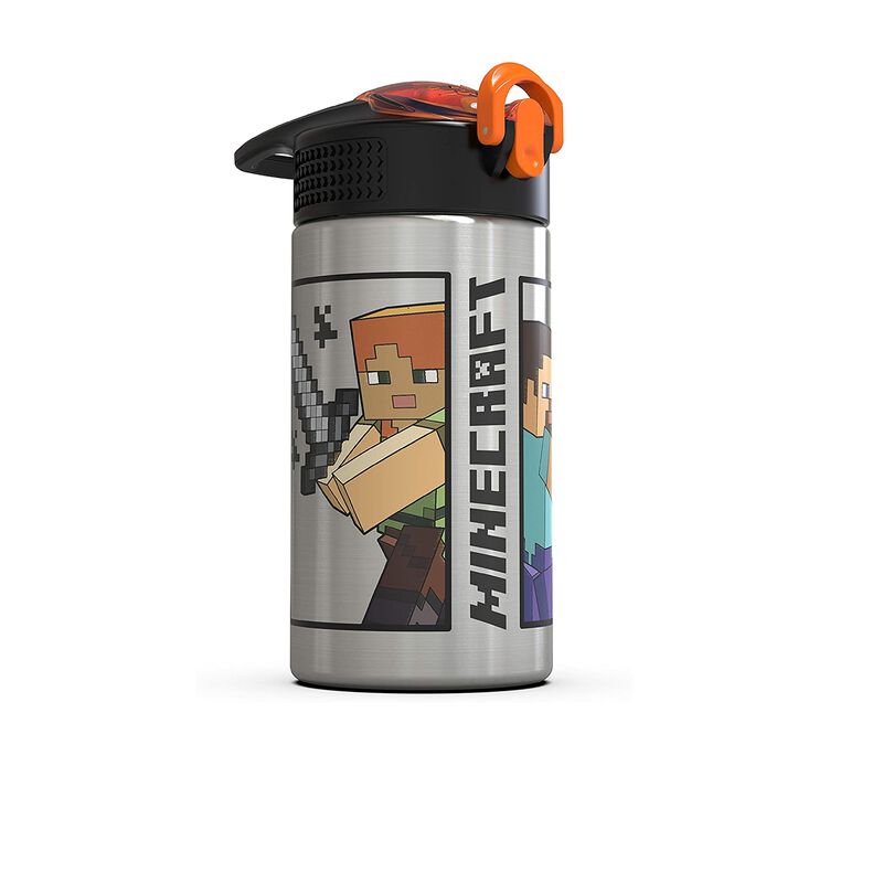 Botella De Agua Zak Designs Minecraft De Acero ... image number null