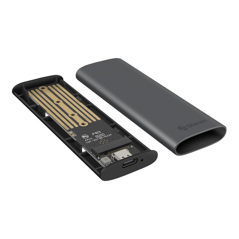 Adaptador (case) USB C para SSD M.2 SATA o NVME image number null
