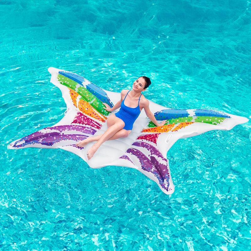 Cama Inflable Figura Mariposa Brillante 1 model... image number null