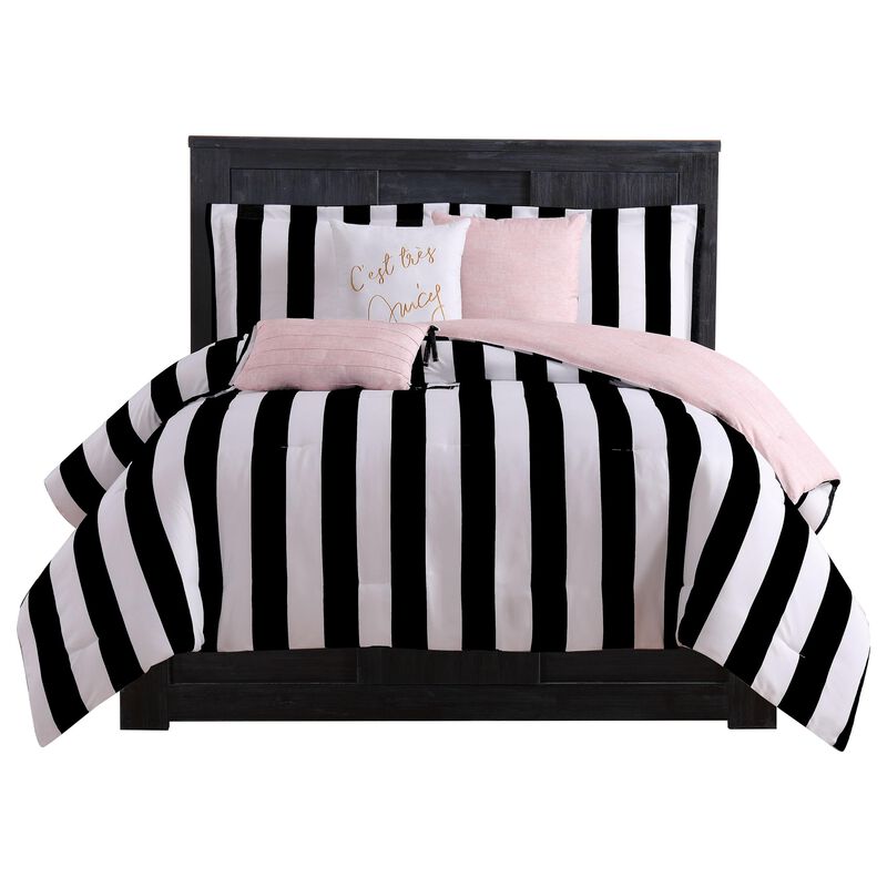 Juego De Edred&oacute;n Juicy Couture Twin De 5 Piezas... image number null