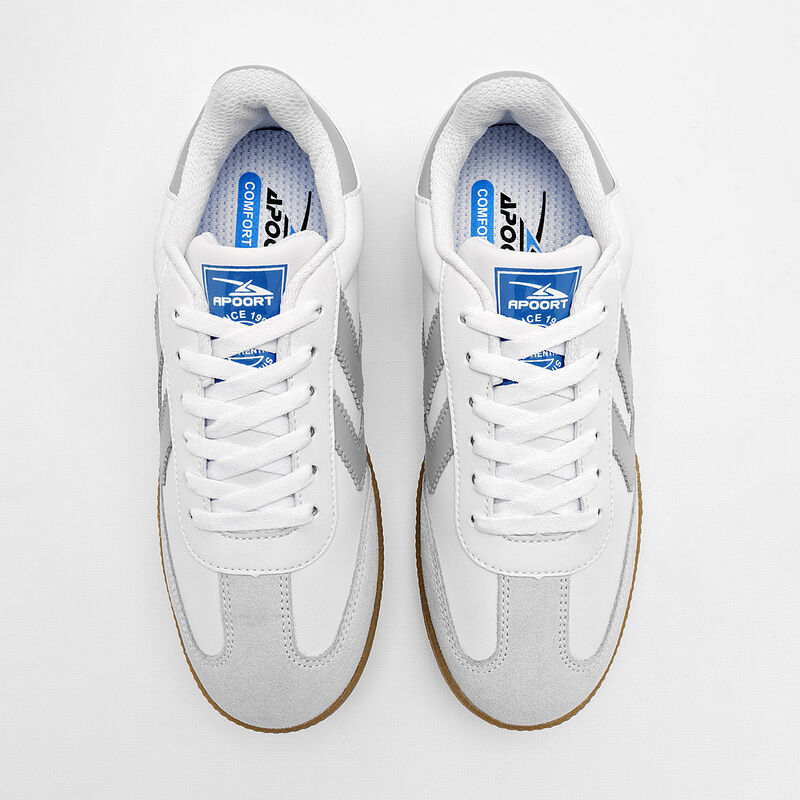 Apoort Tenis urbano para joven blanco gris image number null