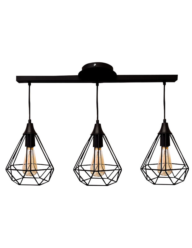 L&aacute;mpara  para Techo Ara&ntilde;a Triple Mil Luces image number null