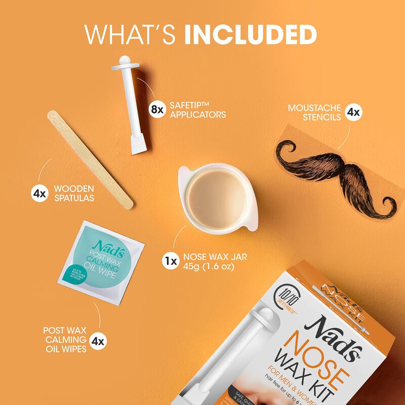 Kit De Depilaci&oacute;n Nad's Nose Wax Kit Para Hombr... image number null