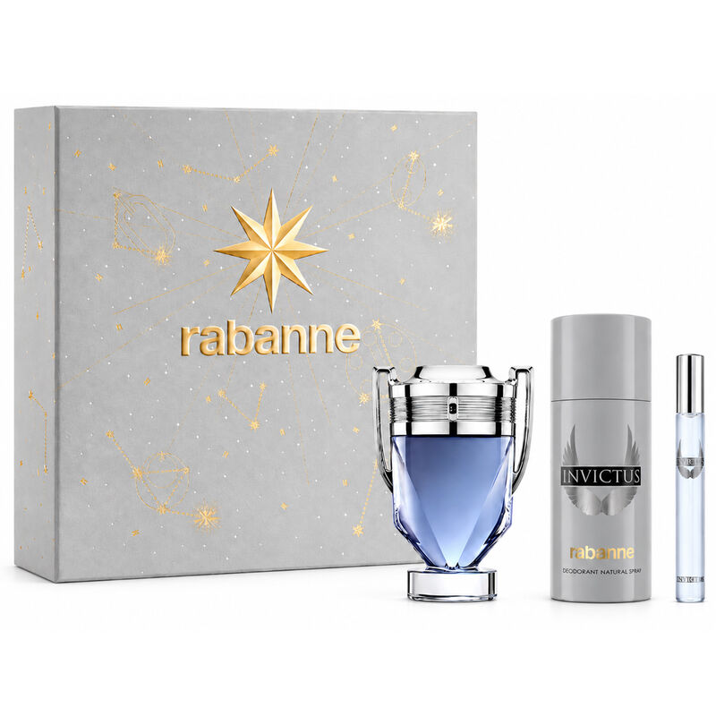 Set Paco Rabanne Invictus Perfume Edt 100 Ml Ca... image number null