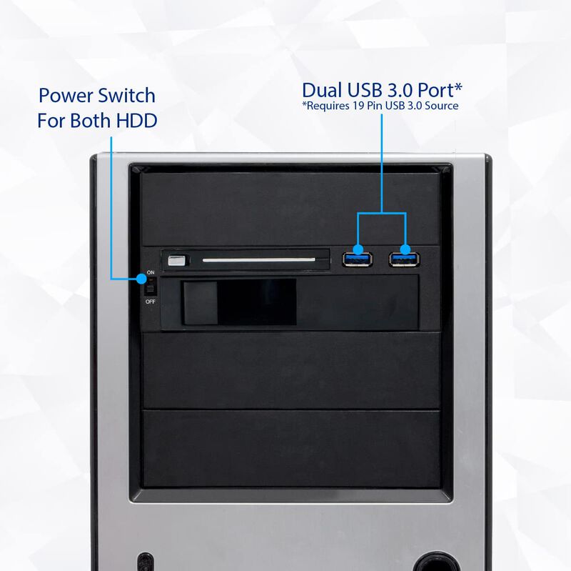 Rack M&oacute;vil Syba Sy-mra55006 Para Discos Duros S... image number null